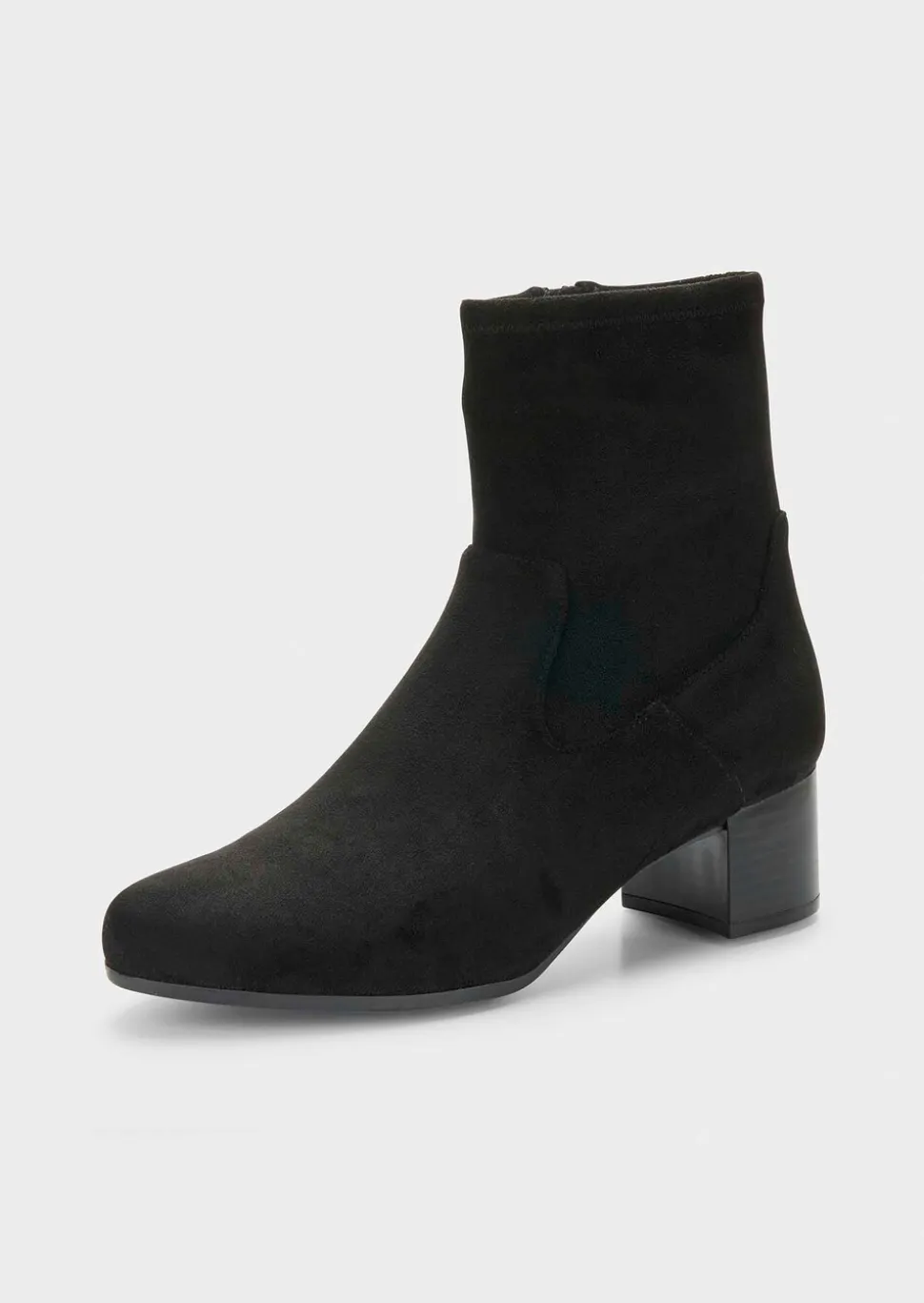 Bottines en aspect daim