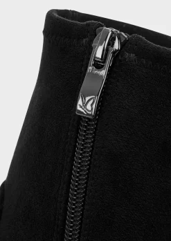 Bottines en aspect daim