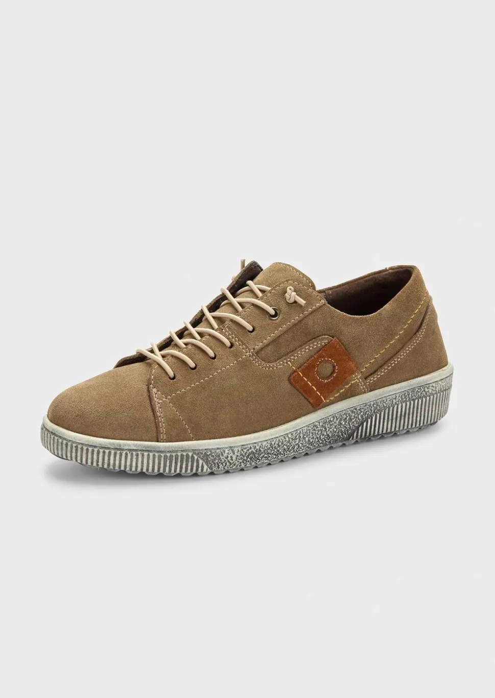 Bottines en cuir suédé