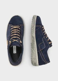 Bottines en cuir suédé