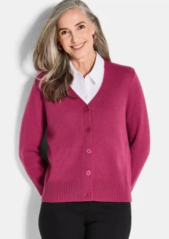 Cardigan avec gros boutons
