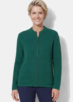Cardigan avec structure à effet 3D