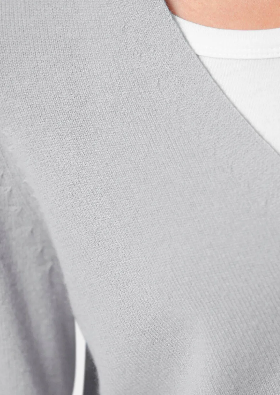 Cardigan col V en cachemire