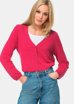 Cardigan col V en cachemire