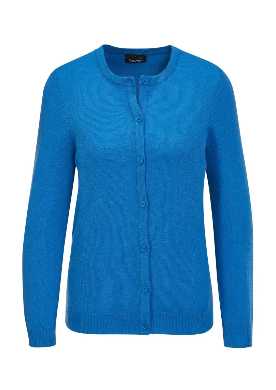 Cardigan à encolure arrondie en cachemire
