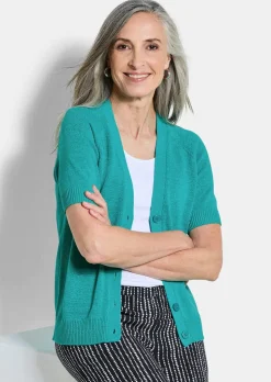 Cardigan en maille ruban agréable à porter