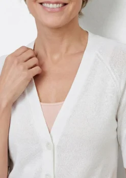 Cardigan en maille ruban agréable à porter