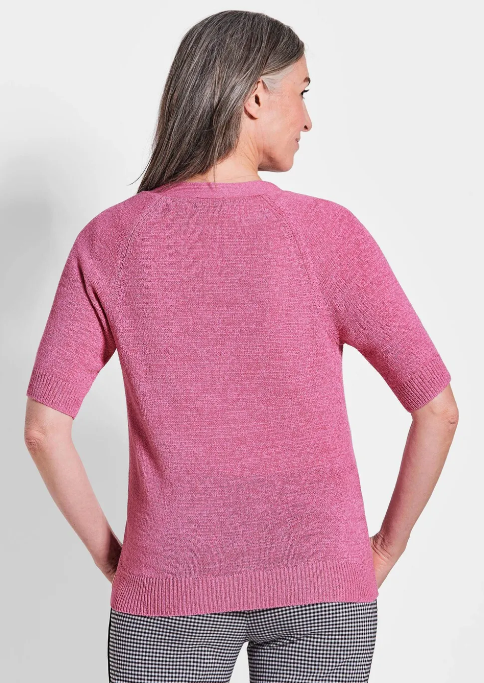 Cardigan en maille ruban agréable à porter
