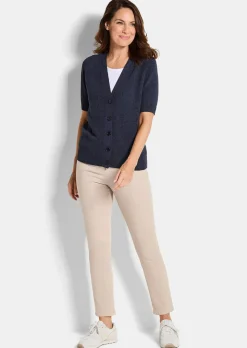 Cardigan en maille ruban agréable à porter