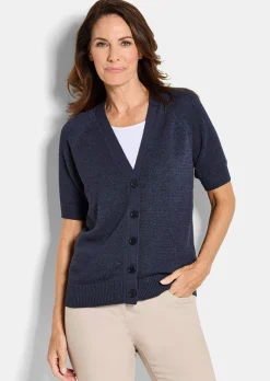 Cardigan en maille ruban agréable à porter