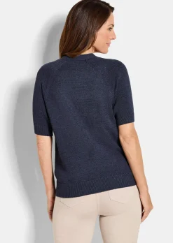 Cardigan en maille ruban agréable à porter