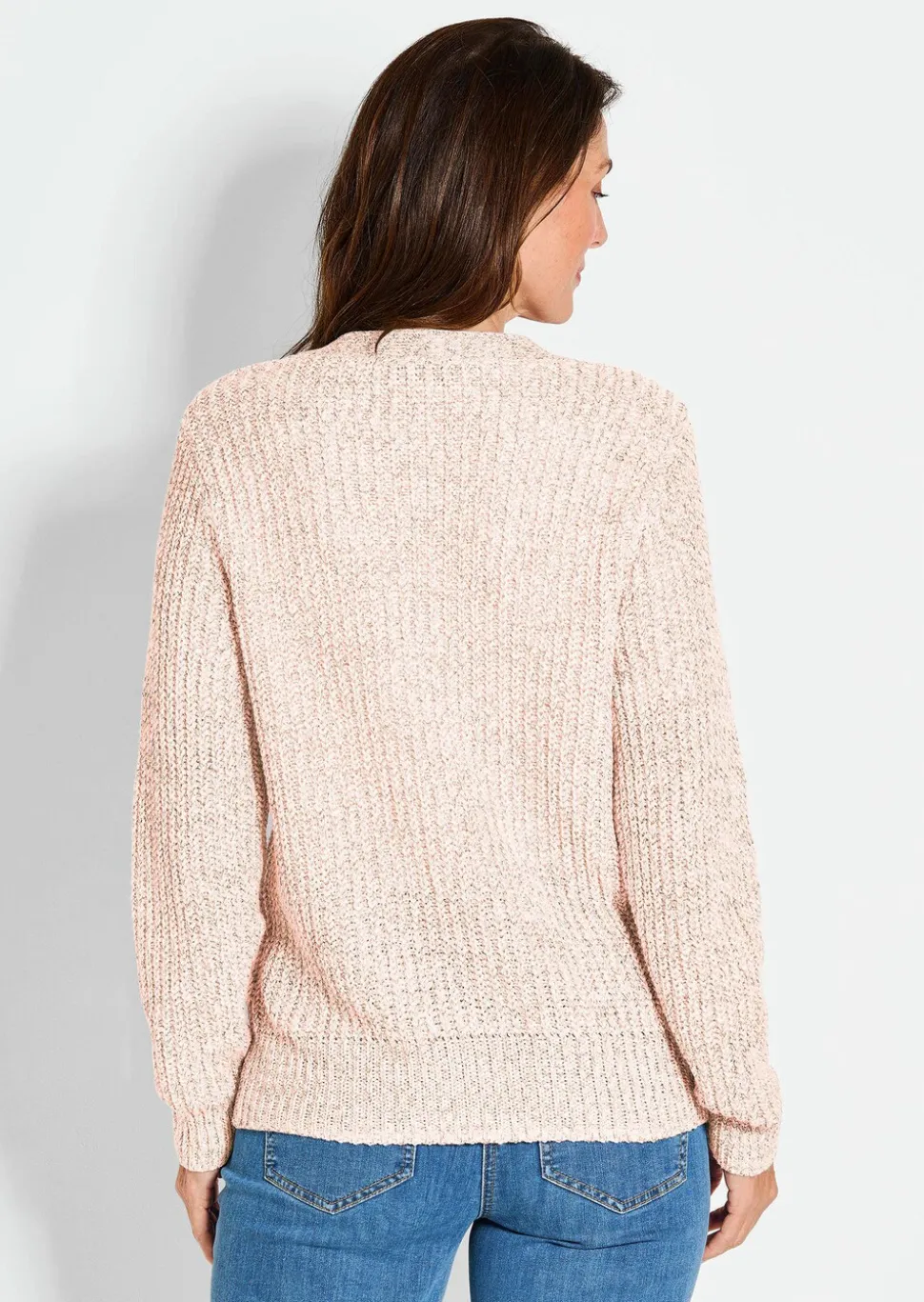Cardigan en maille ruban multicolore