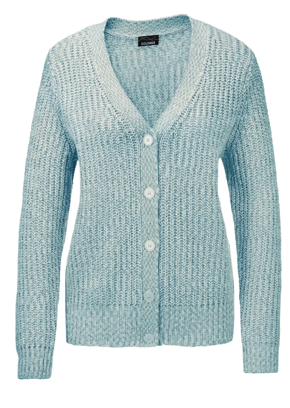 Cardigan en maille ruban multicolore