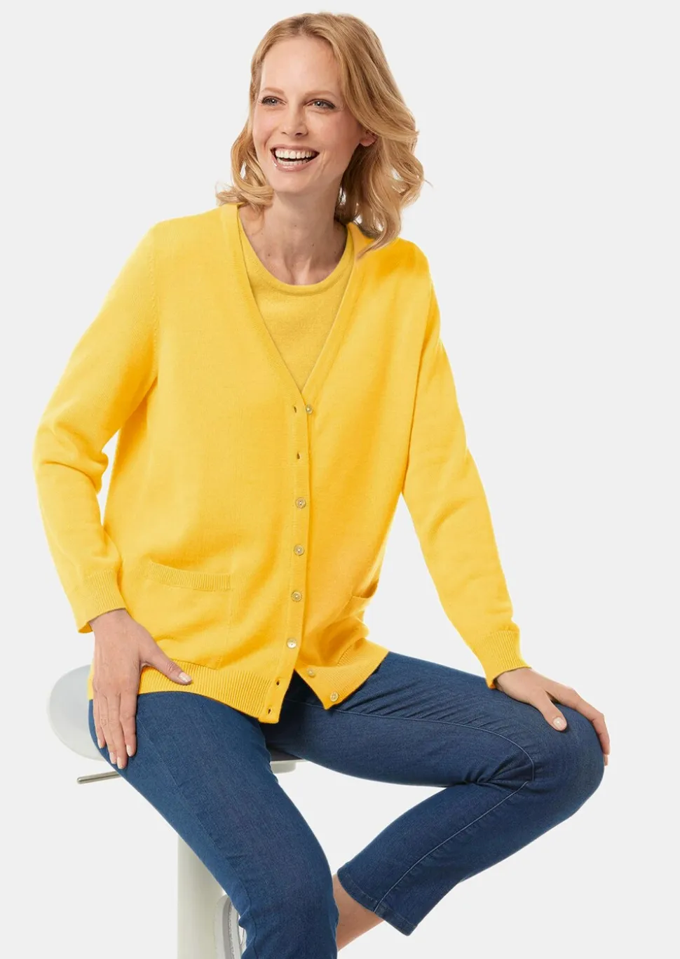 Cardigan en pure laine Mérinos