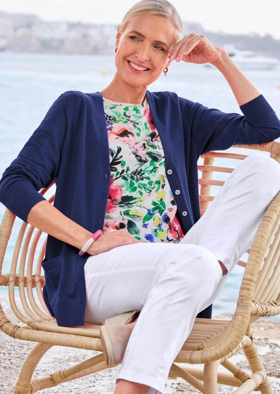 Cardigan en pure laine Mérinos