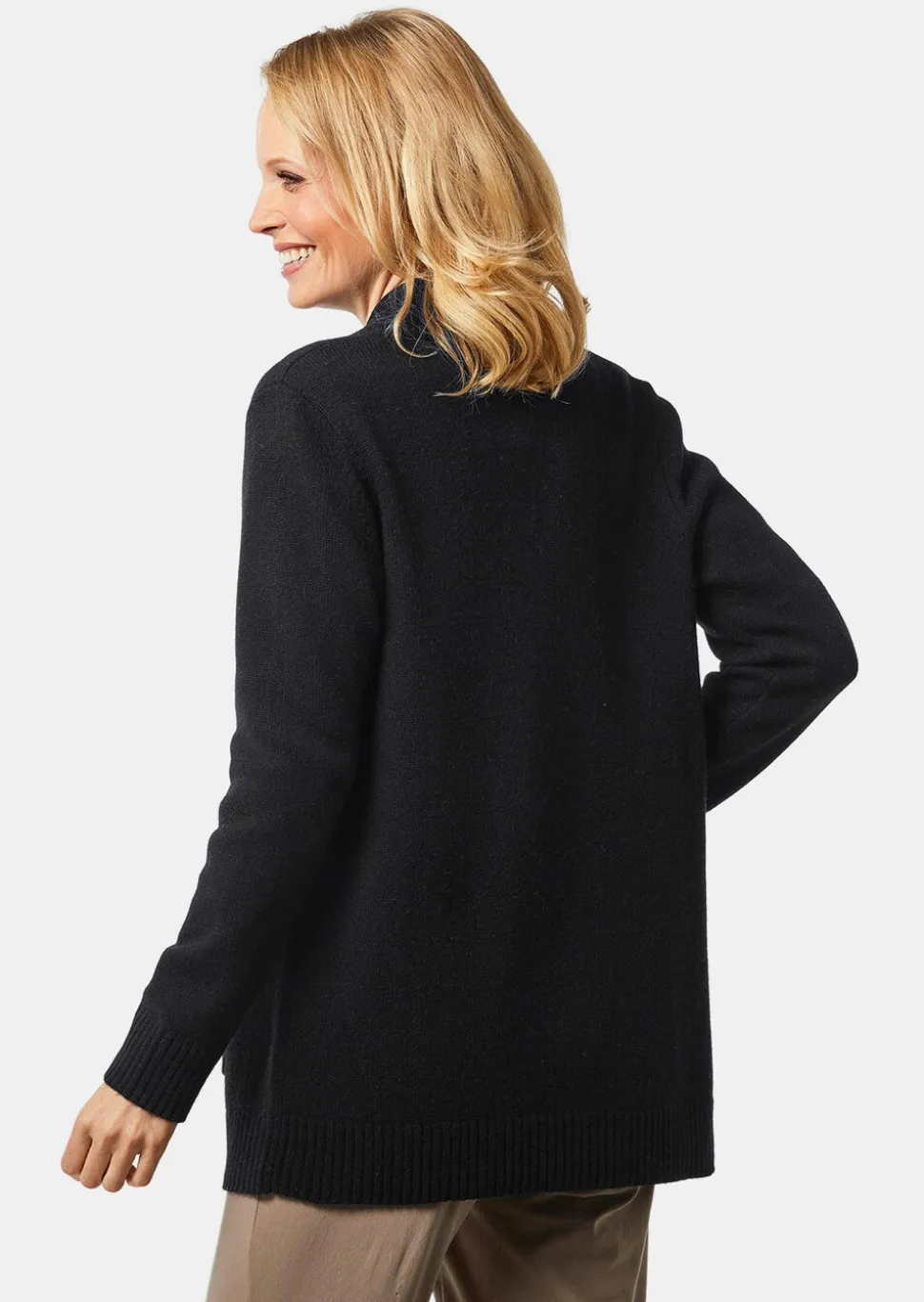 Cardigan. Laine de mérinos