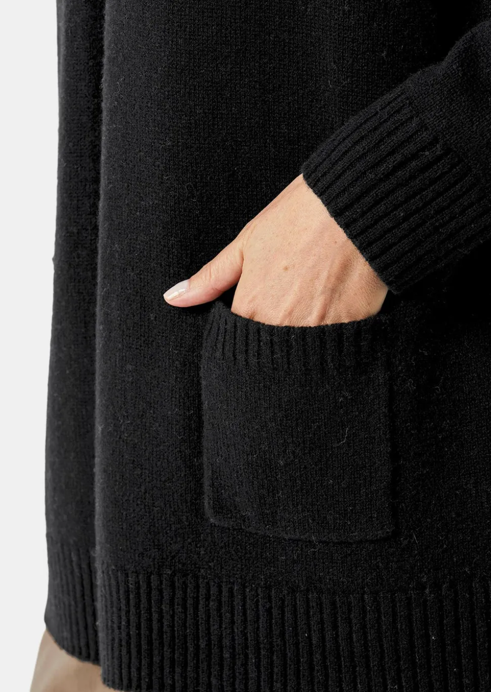 Cardigan. Laine de mérinos