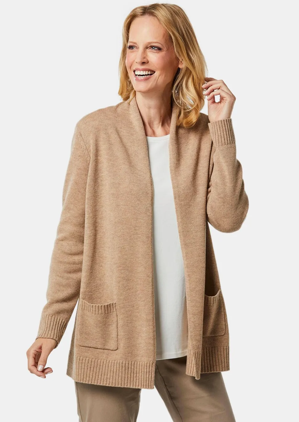 Cardigan. Laine de mérinos