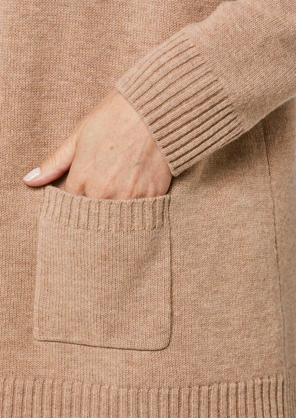 Cardigan. Laine de mérinos