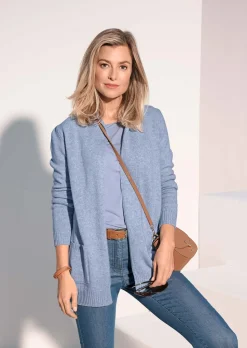 Cardigan. Laine de mérinos