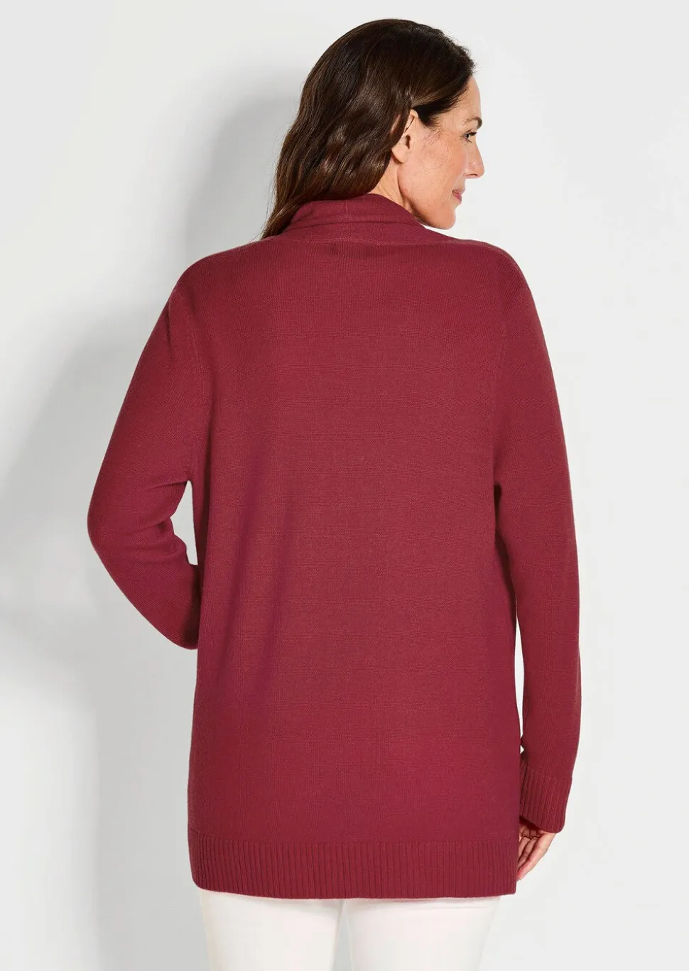Cardigan. Laine de mérinos