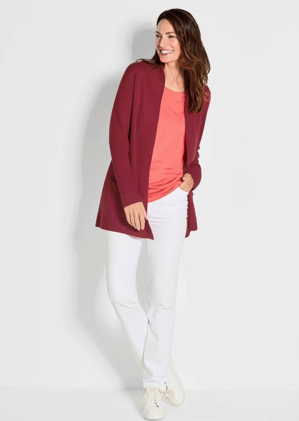 Cardigan. Laine de mérinos