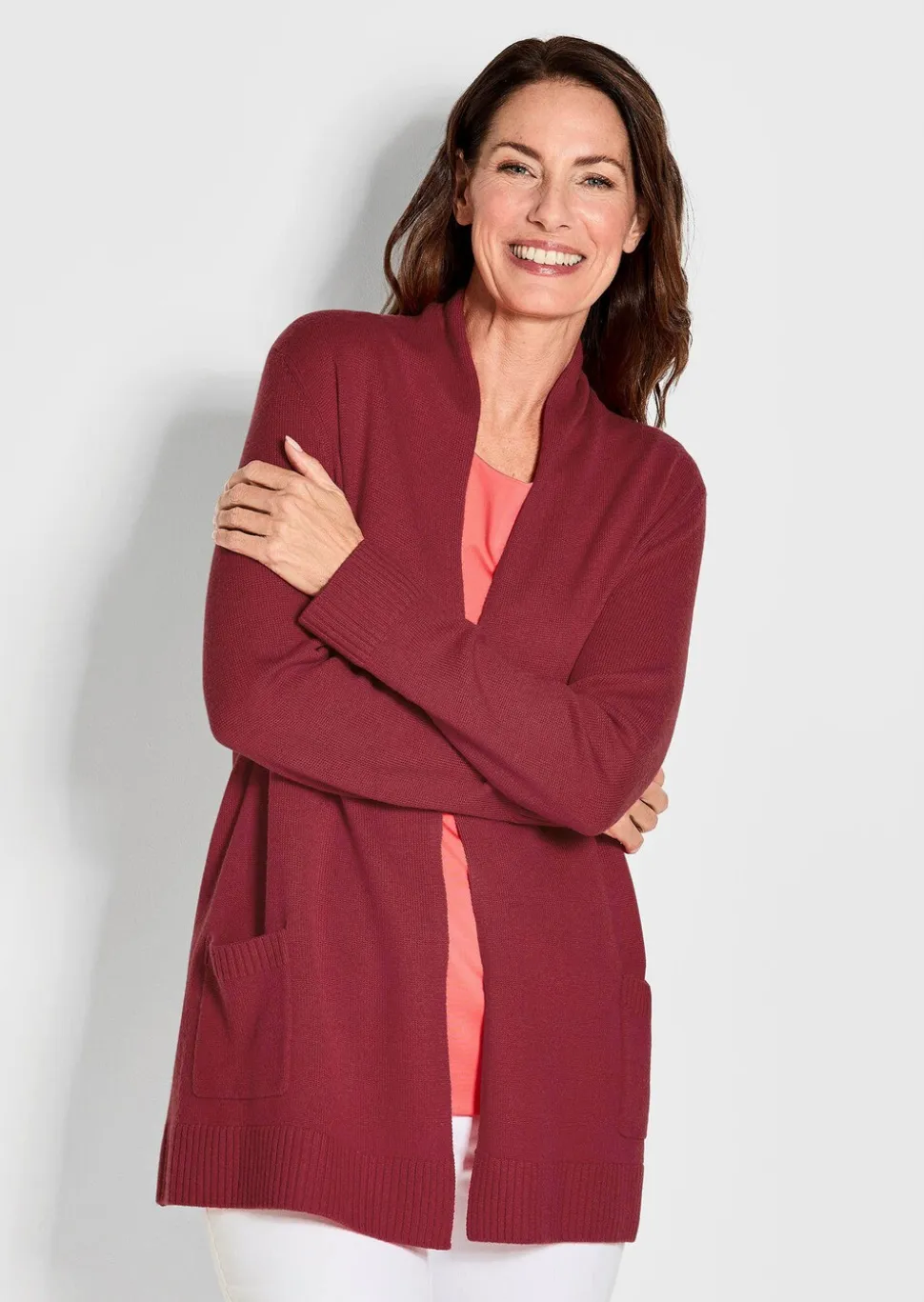 Cardigan. Laine de mérinos