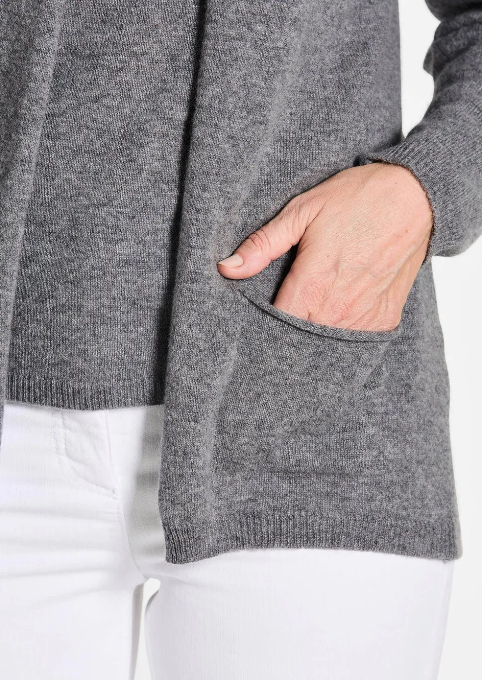 Cardigan long en cachemire