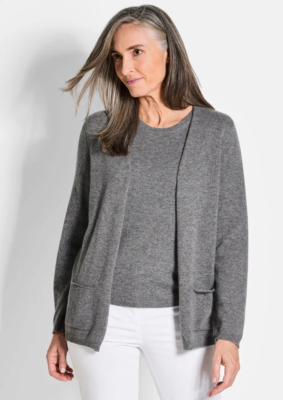 Cardigan long en cachemire