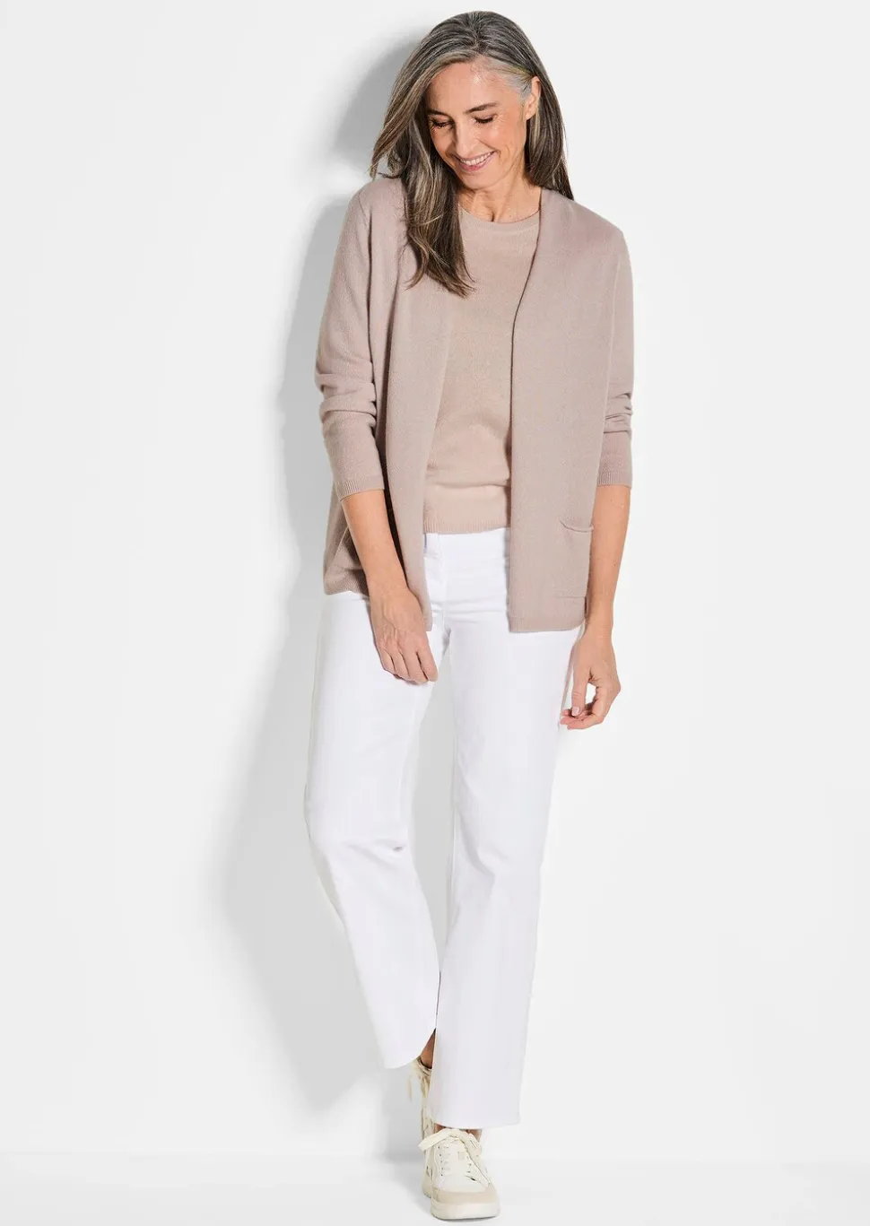 Cardigan long en cachemire