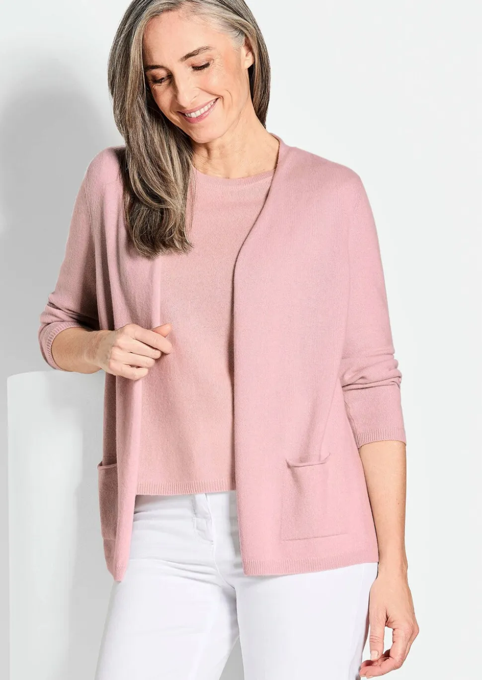 Cardigan long en cachemire
