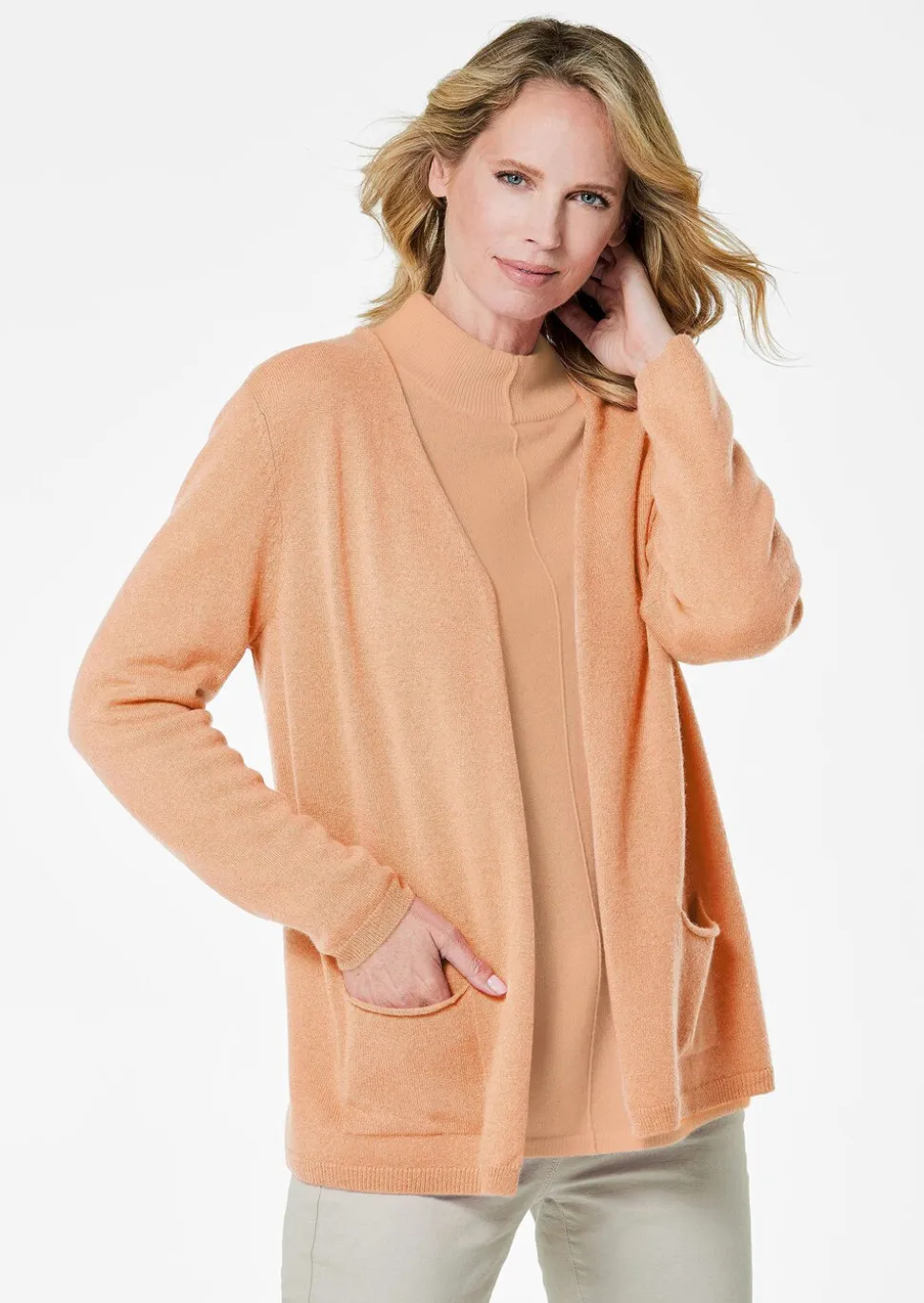Cardigan long en cachemire