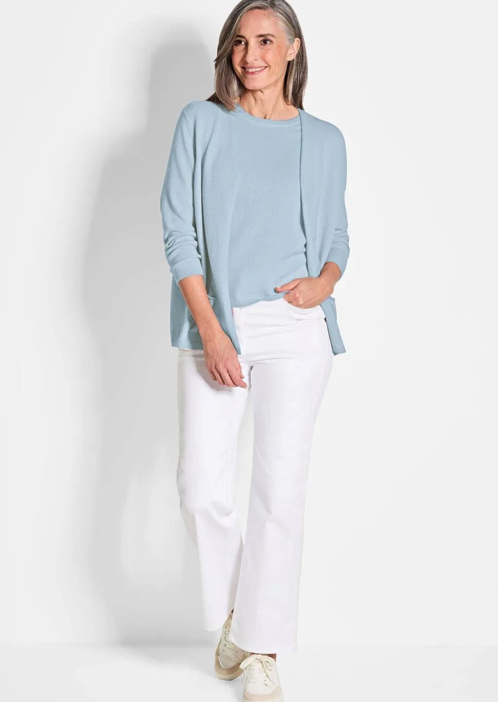 Cardigan long en cachemire