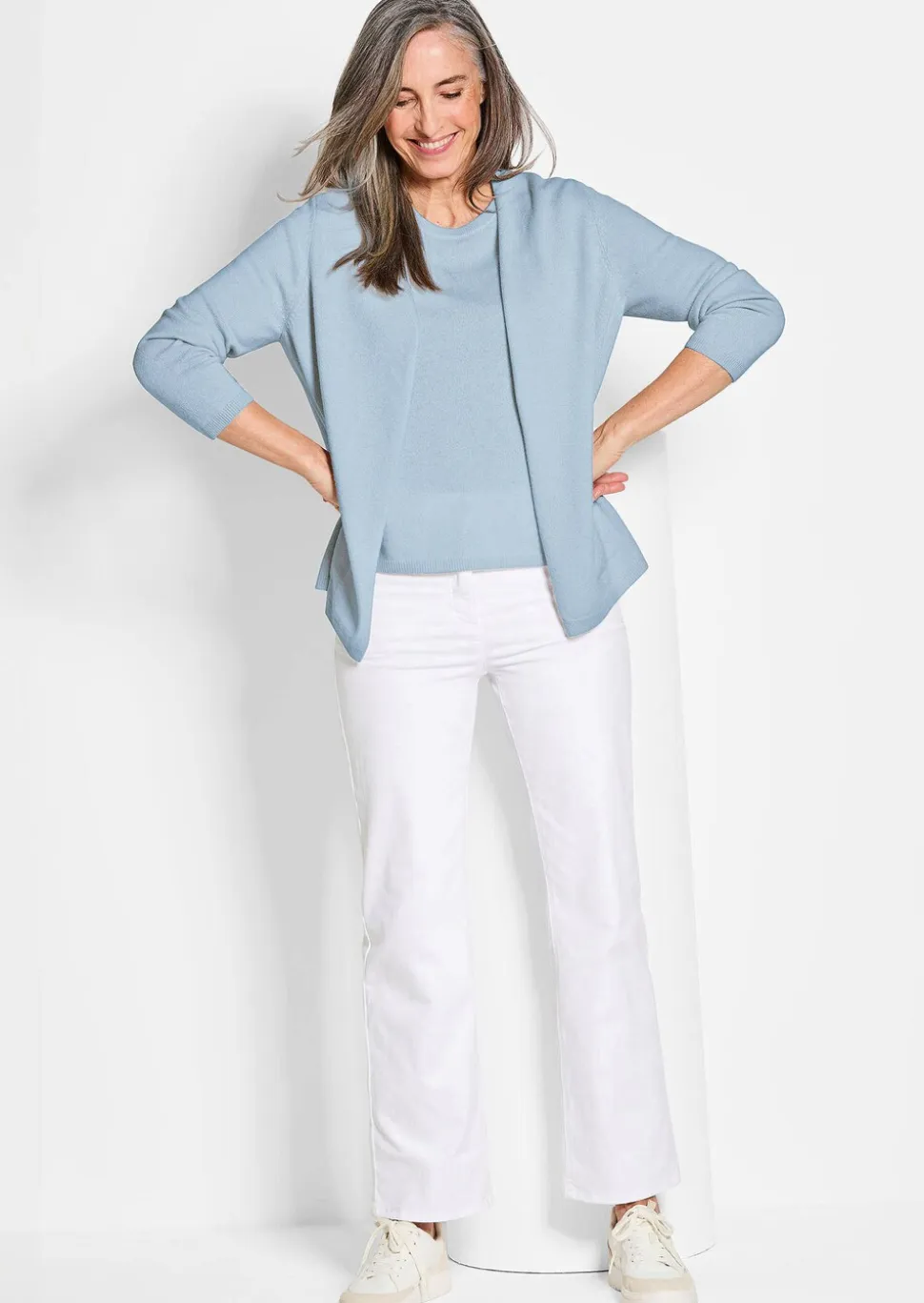Cardigan long en cachemire