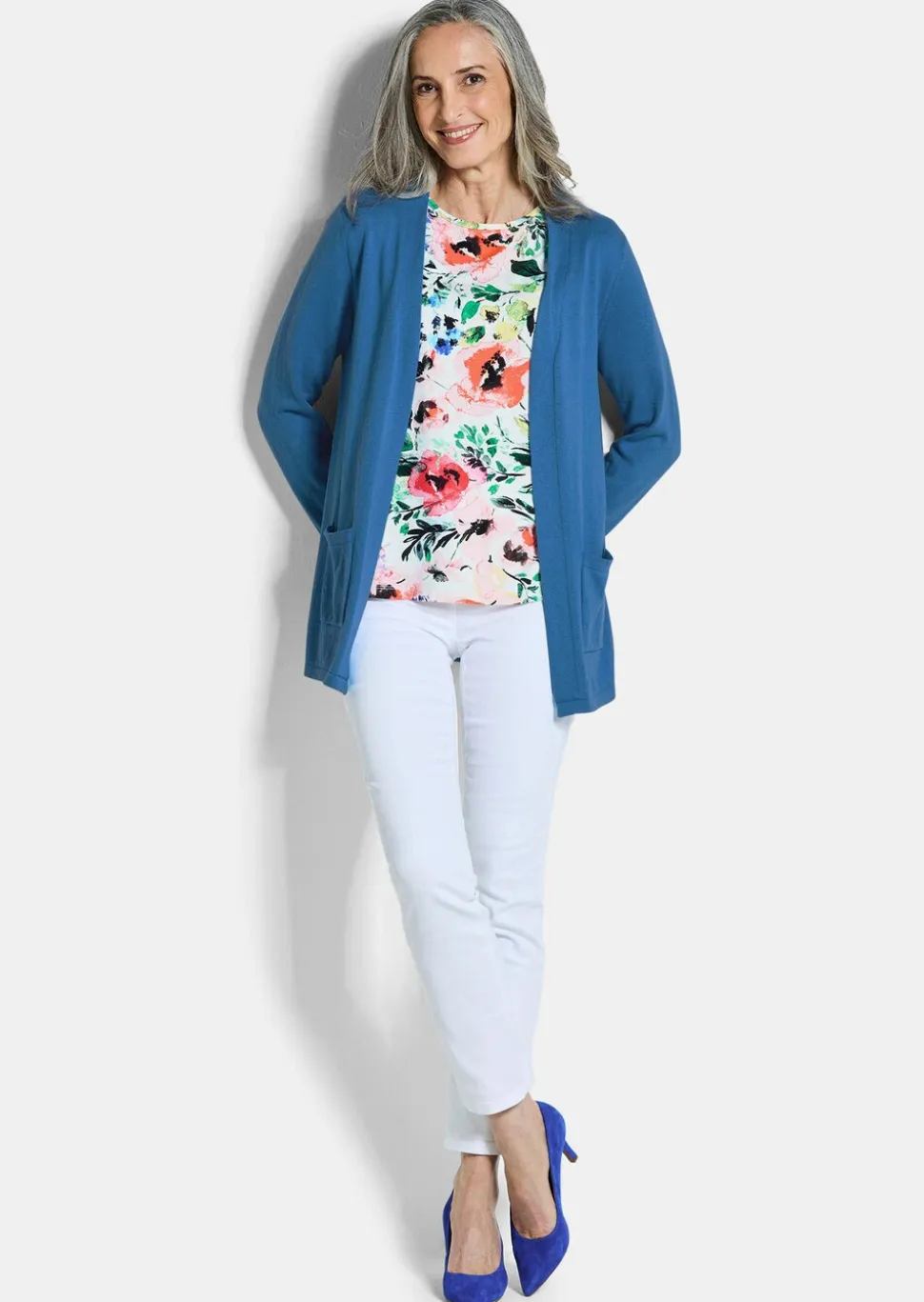 Cardigan sans fermeture en COTTAMIRA