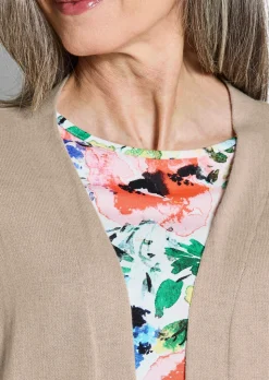 Cardigan sans fermeture en COTTAMIRA