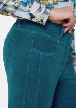 Ce pantalon en velours LOUISA