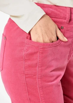 Ce pantalon en velours LOUISA