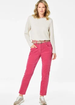 Ce pantalon en velours LOUISA