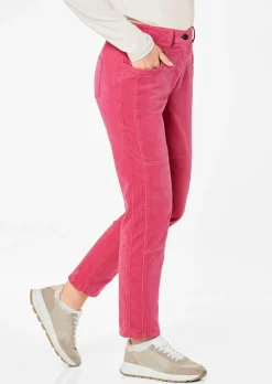 Ce pantalon en velours LOUISA