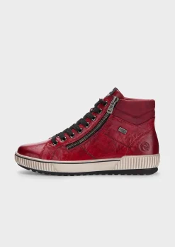 Chaussures en cuir avec zip