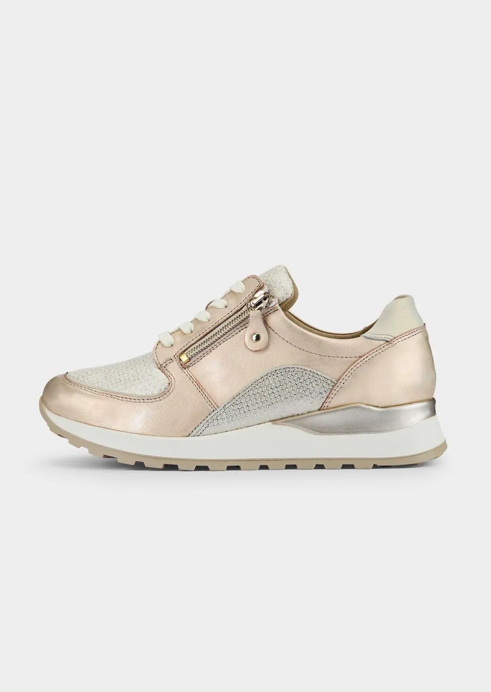 Chaussures à lacets hallux en cuir et textile