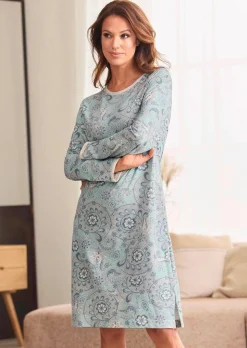 Chemise de nuit avec motif cachemire