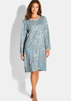 Chemise de nuit avec motif cachemire