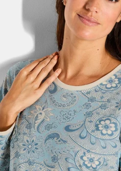 Chemise de nuit avec motif cachemire
