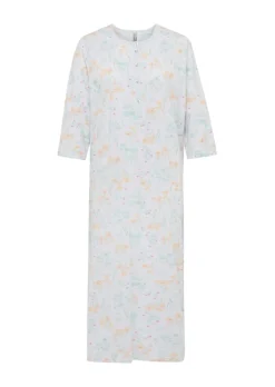 Chemise de nuit en coton à manches courtes