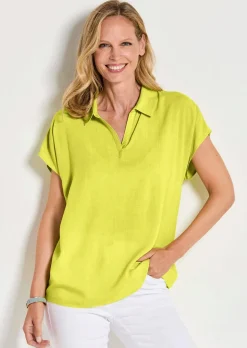 Chemisier avec col chemise ouvert