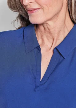 Chemisier avec col chemise ouvert