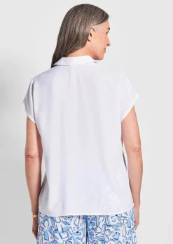 Chemisier avec col chemise ouvert