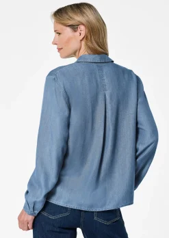 Chemisier en denim Tencel